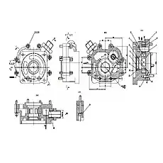 Cover—Pump - Блок «Z33E030101T7 Насос переключения мощности»  (номер на схеме: 5)