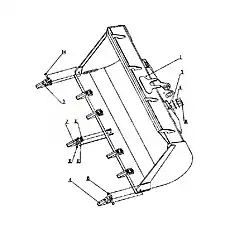 Bucket - Блок «Z33E14T7 Инструмент III»  (номер на схеме: 1)