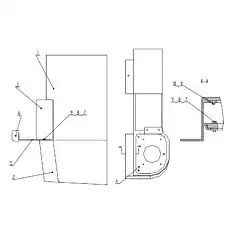 Pillow - Блок «Ящик консоли в сборе Z35G1306T8»  (номер на схеме: 6)