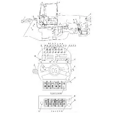 Starting motor - Блок «Электрические компоненты ZL35G15T8»  (номер на схеме: 5)