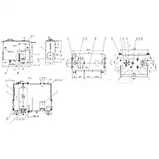 Plate Assembly - Блок «Гидравлический масляный бак Z35G1001T8»  (номер на схеме: 1)