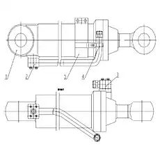 Clip - Блок «Цилиндр наклона в сборе Z35C1012»  (номер на схеме: 4)