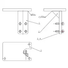 Supporting shutter - Блок «Поддержка клапанов Z35C0803»  (номер на схеме: 2)