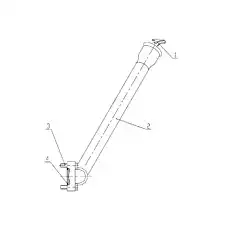 Oil surveyor's rod Assembly - Блок «Дополнительный трубопровод в сборе Z40H0301»  (номер на схеме: 1)