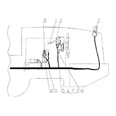 Back-up alarm Relay - Блок «Схема двигателя Z40H15»  (номер на схеме: 9)