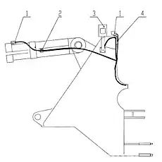 Locking Cable ties - Блок «Схема переда автомобиля Z40H15»  (номер на схеме: 4)