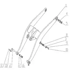 Skeleton Dust Seal Ring 80X95X11 - Блок «Инструмент Z40H14»  (номер на схеме: 5)