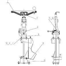 Steering Shaft Assembly - Блок «Руль Z5E21304T8»  (номер на схеме: 2)