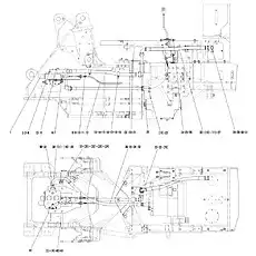 claping plate of mutiple congtrol valve - Блок «Система гидравлического управления»  (номер на схеме: 42)