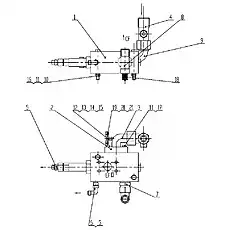 Nut M10 - Блок «Z38G0804T1 Клапан»  (номер на схеме: 16)