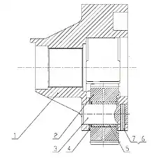 Sleeve - Блок «Z40F0602T25 Редуктор концентратора»  (номер на схеме: 5)