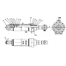 Piston - Блок «Z40HT1-F-00 Наклонный цилиндр»  (номер на схеме: 6)