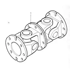 Rear Drive Shaft - Блок &laquo;Привод заднего вала&raquo;  (номер на схеме: 1)