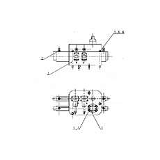 Cover для фронтальных погрузчиков ChengGong CG956H на схеме D32 Multi-way valve (номер на схеме: 10)