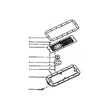 2 Gasket - Блок «Z50E03T56 Трансмиссия VIII Маслосборник в сборе»  (номер на схеме: 11)
