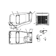 Rear Door - Блок «Z50E12T56 Группа рамы IV»  (номер на схеме: 16)