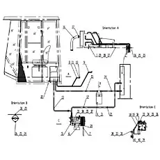 Evaporator Inlet Pipe - Блок «Система кондиционирования Z50G17T15»  (номер на схеме: 15)