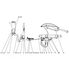 Hose - Блок «Система гидравлического инструмента Z50G10T15»  (номер на схеме: 43)