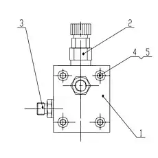 Connector - Блок «Предохранительный клапан Z50G090103T15»  (номер на схеме: 4)