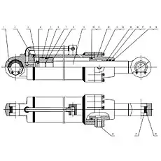 DKBI 45 X 57 X 7 X 10 - Блок «Цилиндр рулевого управления CG958G-ZA-00»  (номер на схеме: 18)