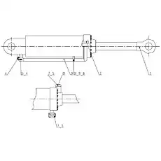 Steel Tube - Блок «Цилиндр наклона в сборе Z50G1006T15»  (номер на схеме: 3)