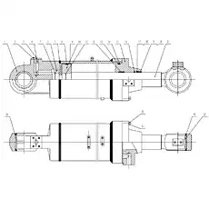 Piston - Блок «Цилиндр наклона CG958G-F-00»  (номер на схеме: 10)