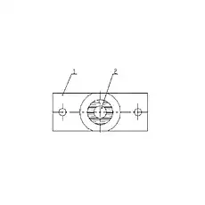 Circular Alnico - Блок «Z35A160201B Магнитное сиденье»  (номер на схеме: 2)