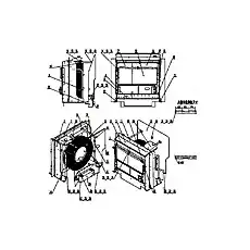 Radiator - Блок «Z90H0102 Охладитель в сборе 2»  (номер на схеме: 16)