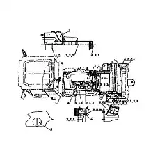 Compressor Bracket - Блок «Z90H17 Система кондиционера»  (номер на схеме: 6)