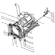 Nut M14x1.5 ZnD - Блок «956.1a Система двигателя»  (номер на схеме: 13)