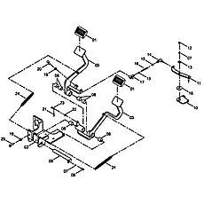 BUSHING B - Блок &laquo;Педаль тормоза&raquo;  (номер на схеме: 8)