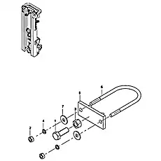 NUT M16-8-ZN.D - Блок &laquo;Цилиндр поддержки&raquo;  (номер на схеме: 3)