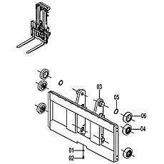 FORK ARM CARRIER ASSEMBLY