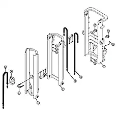 NUT M16-8-ZN.D - Блок &laquo;Мачта в сборе&raquo;  (номер на схеме: 9)