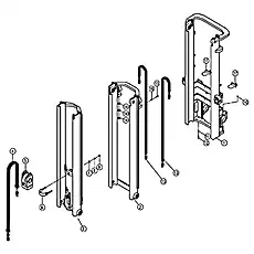 NUT M16-8-ZN.D - Блок &laquo;Мачта в сборе&raquo;  (номер на схеме: 9)