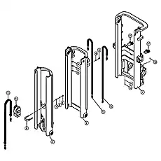 NUT M16-8-ZN.D - Блок &laquo;Мачта в сборе&raquo;  (номер на схеме: 9)