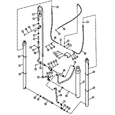 HOSE C - Блок &laquo;MAST HYDRAULIC SYSTEM&raquo;  (номер на схеме: 36)