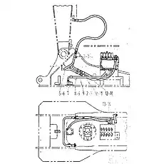 Пластина прижимная - Блок «Основной трубопровод гидромолота на раме»  (номер на схеме: 13)