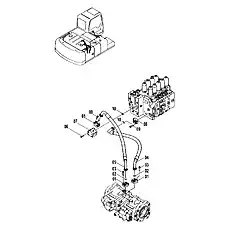 СОЕДИНИТЕЛЬНЫЙ БЛОК - Блок «Подающий трубопровод»  (номер на схеме: 7)