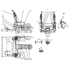 Педаль - Блок «24E0029 Система управления»  (номер на схеме: 1)