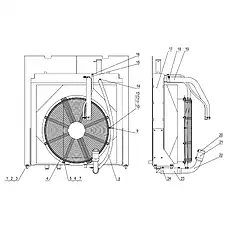 WASHER 8-200HV-ZN.D - Блок «COOLING SYSTEM 00Y0806_000_00»  (номер на схеме: 6)