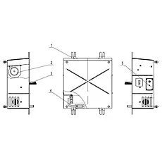 HEATER - Блок «HEATER MOUNTING 46C7247_000_00»  (номер на схеме: 4)