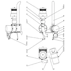 CLAMP Φ117-Φ124 - Блок «INTAKE AND EXHAUST SYSTEM 00Y0603_000_00»  (номер на схеме: 10)