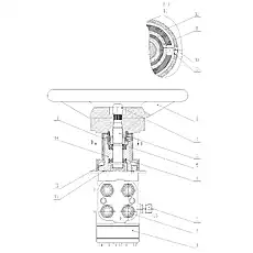 WASHER 4-200HV-ZN.D - Блок «STEERING COLUMN ASSEMBLY 44C0158_001_00»  (номер на схеме: 9)