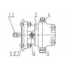 FAN MOTOR - Блок «Крепление мотора вентилятора 11C0230000»  (номер на схеме: 3)