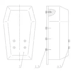 BOLT - Блок «Передний противовес 47E0372000»  (номер на схеме: 4)