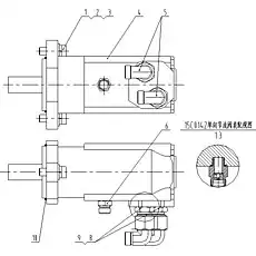 WASHER - Блок «Установка мотора колебаний 11C0156003»  (номер на схеме: 3)