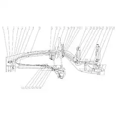 STEERING CYLINDER - Блок «Рабочая гидравлическая система (Стандарт) 11E0224 010»  (номер на схеме: 28)