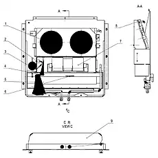 SENSOR - Блок «EVAPORATOR ASSEMBLY 46C7831_000_00»  (номер на схеме: 6)