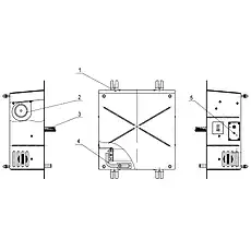 BLOWER UNIT - Блок «HEATER MOUNTING»  (номер на схеме: 2)